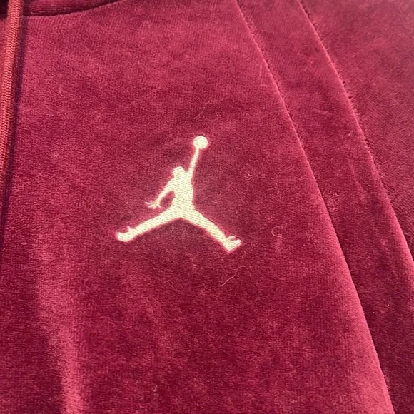 Air Jordan deep purple velour hoodie pullover size small. - Picture 5 of 10